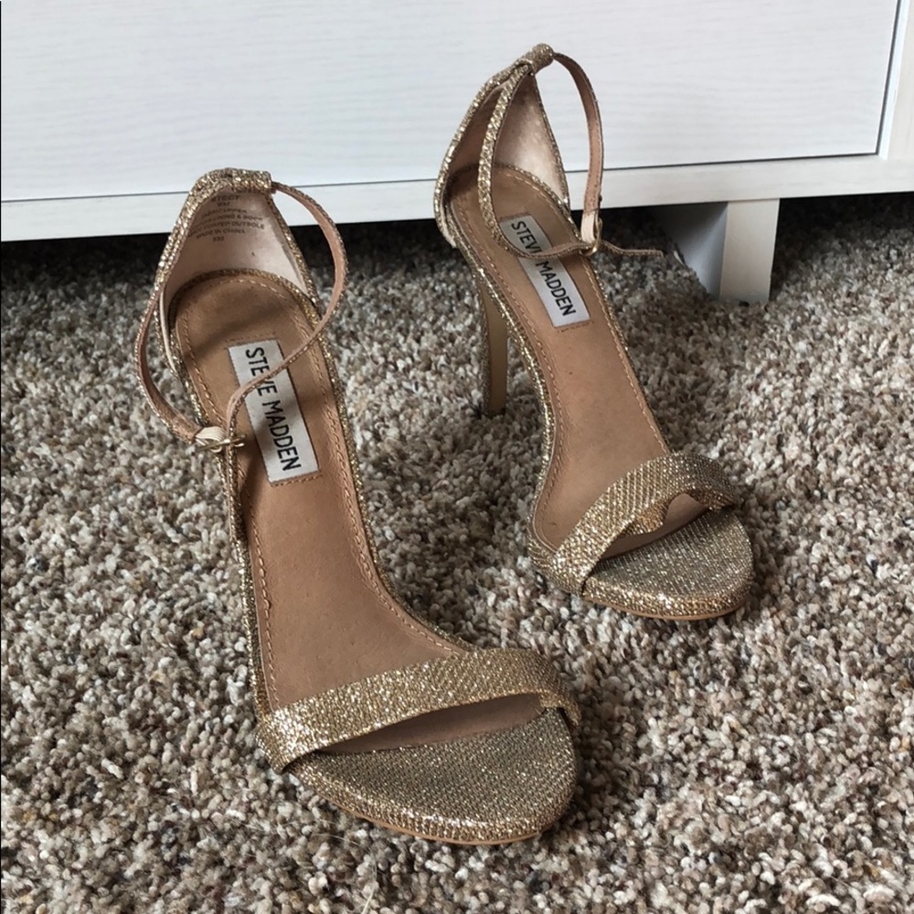 Gold Steve Madden heels